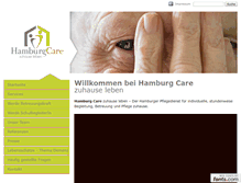 Tablet Screenshot of hamburg-care.de